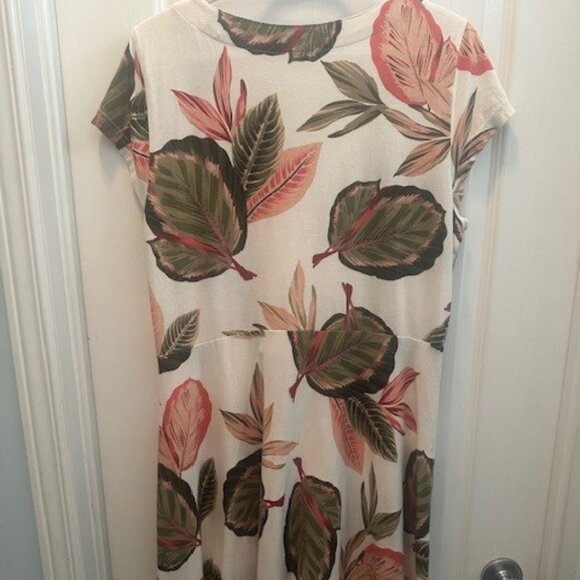 Ralph Lauren CHAPS Cotton Tropical print A-line Dress - XL - Picture 5 of 5